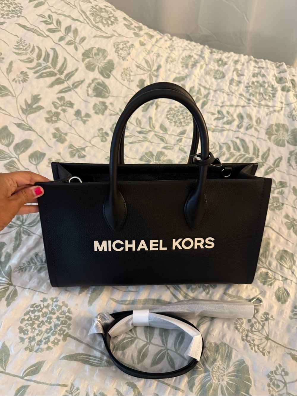 Michael Kors Mirella leather satchel